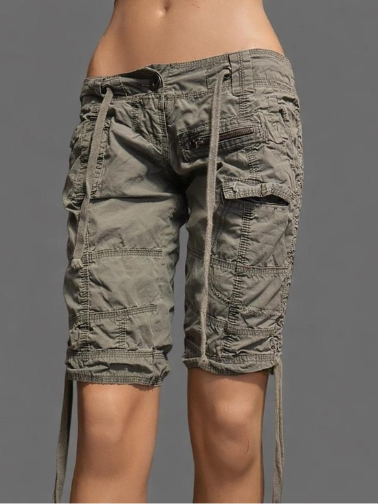 refuge Pants - ❌SOLD❌ Vintage Y2K ultra low rise Capri cargo Shorts